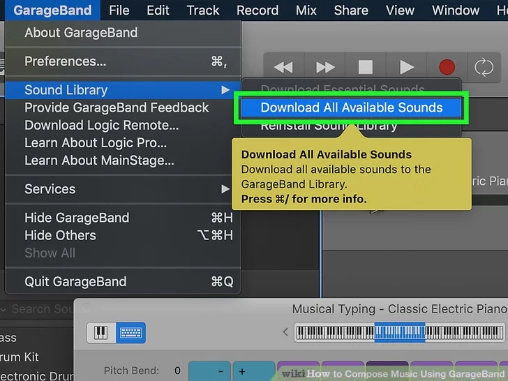 How to download all garageband loops